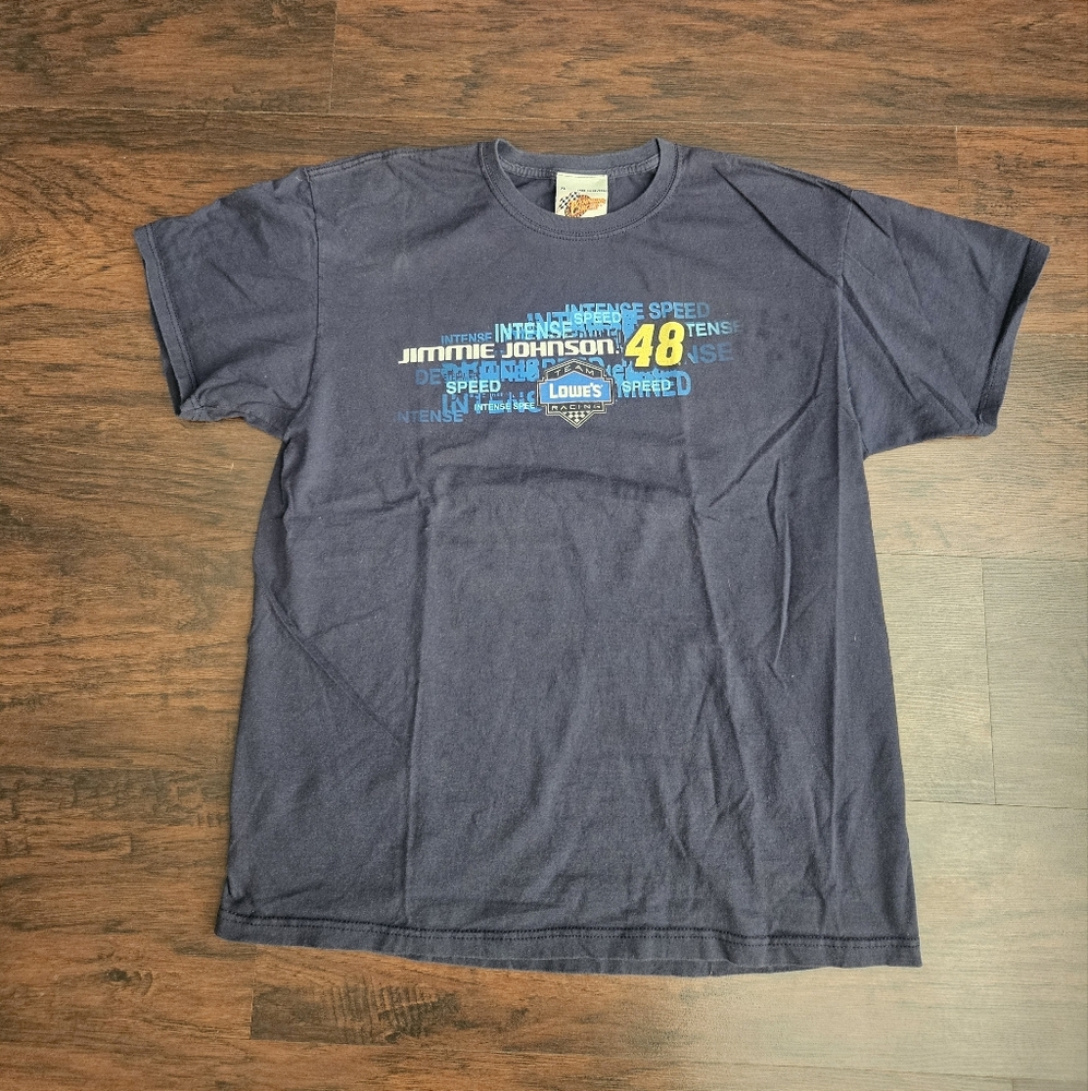 Winners Circle Jimmie Johnson #48 Nascar Lowes Racing T Shirt Size XL